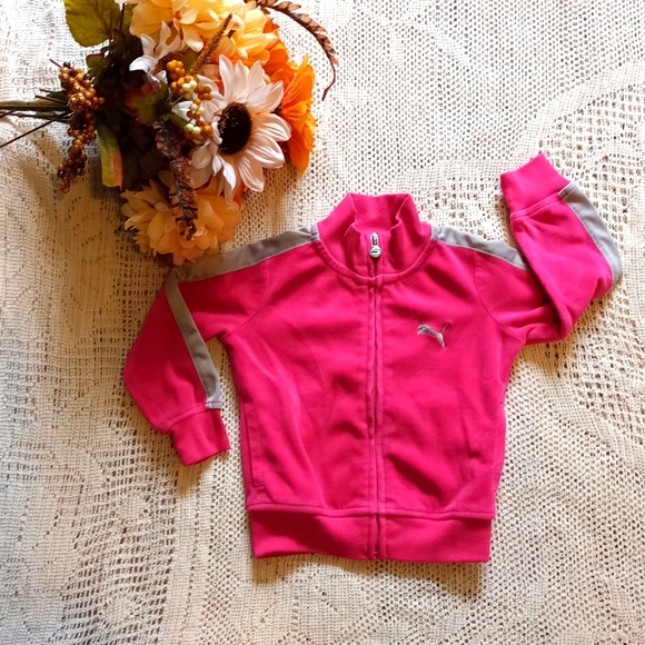 Infant Puma zippered velour sweatshirt - Picture 1 of 4